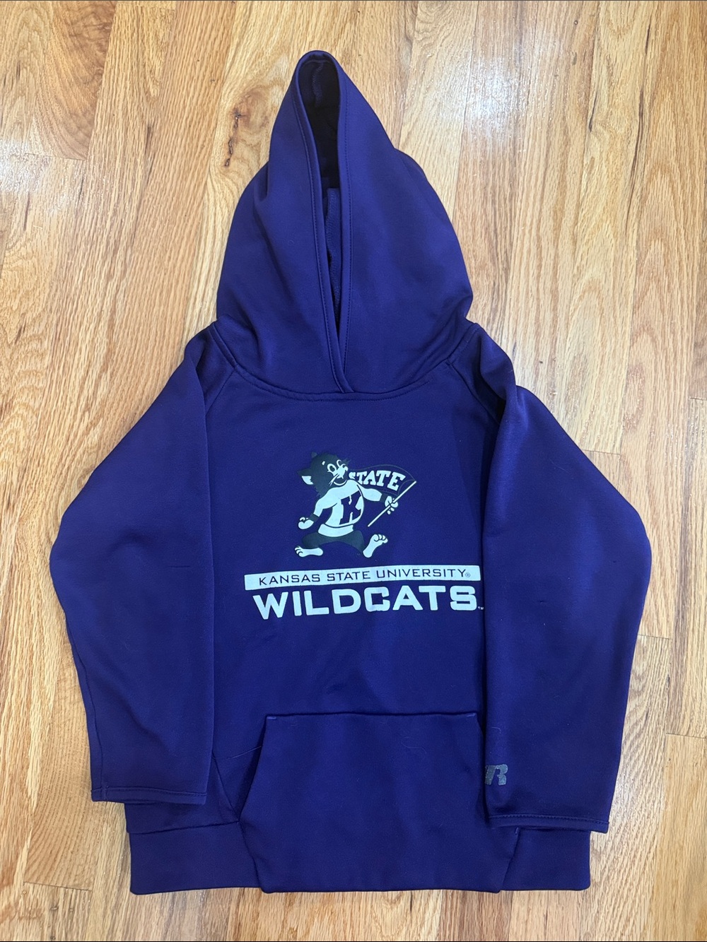 Kansas State Wildcats Purple Kids Hoodie (Size Small 6-7)